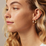 Zinnia Hoops Sterling 925 - Gold