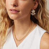 Beatrice Necklace - Gold + Pearl