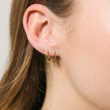 Sonnet Cartilage Earrings Sterling 925 - Gold