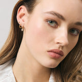 Steph Sleepers Sterling Silver - Gold