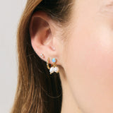 Steph Sleepers Sterling Silver - Gold
