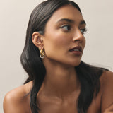 Brida Earrings - Gold + Silver
