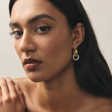 Brida Earrings - Gold + Silver