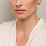 Britt Necklace Sterling 925 - Gold + Blue