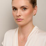 Britt Necklace Sterling 925 - Gold + Blue