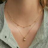 Aster Necklace Sterling 925 - Gold