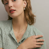 Aster Necklace Sterling 925 - Gold