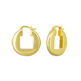 Natalia Hoops - Gold