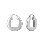 Natalia Hoops - Silver