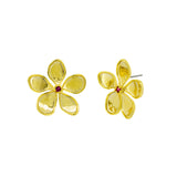 Malibu Earrings - Gold + Pink