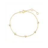 Aster Bracelet Sterling Silver - Gold