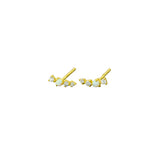 Kiyoko Studs Sterling 925 - Gold