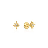 Emma Cartilage Earrings Sterling 925 - Gold