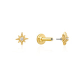 Emma Cartilage Earrings Sterling 925 - Gold