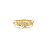 Alora Crystal Ring Sterling 925 - Gold