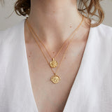 Tobie Coin Necklace - Jolie & Deen 