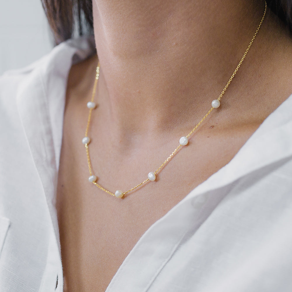 Fresh Water Pearl Necklace - Jolie & Deen 