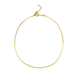 Aquilia Necklace Sterling Silver - Gold - Jolie & Deen