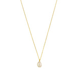 Benedetta Pearl Necklace Sterling Silver - Gold