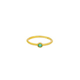 Yumi Turquoise Ring Sterling Silver - Gold