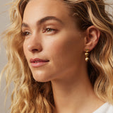 Rheda Heart Earrings - Gold