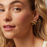 Malibu Earrings - Gold + Pink