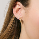 Odeya Cartilage Earrings Sterling 925 - Gold
