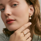 Elara Sleepers Sterling 925 - Gold