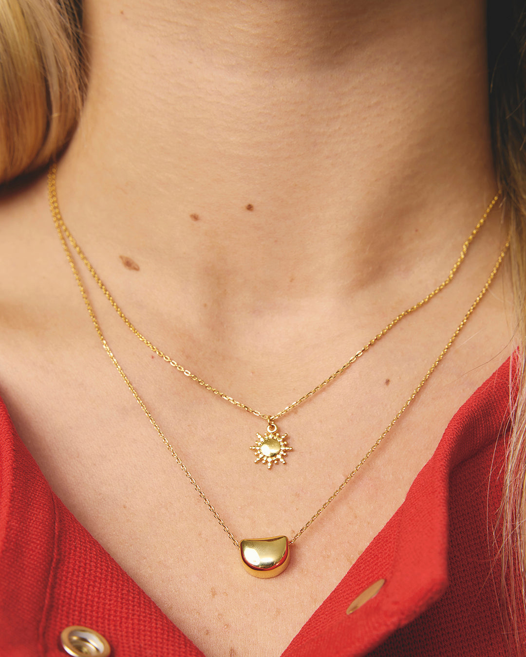 Lazuli Necklace - Gold - Jolie & Deen 
