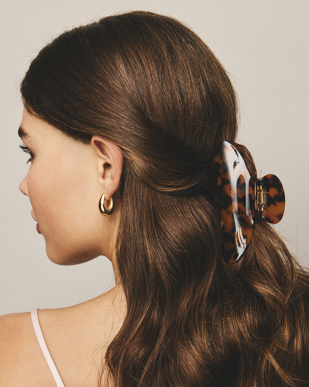 Tash Hair Clip - Tortoise Shell - Jolie & Deen 
