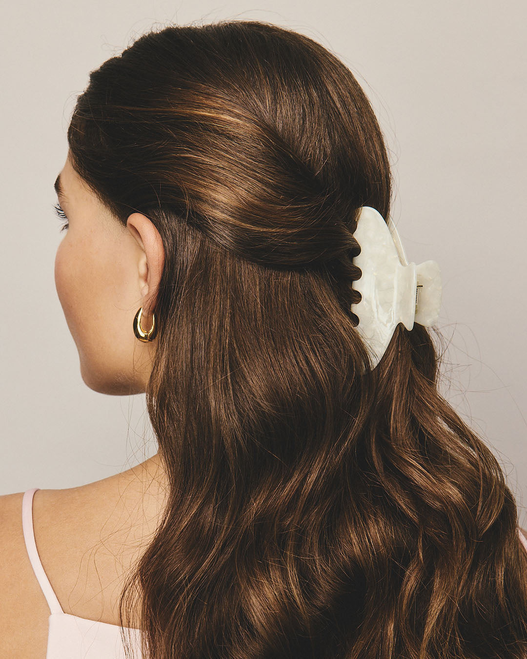 Yoyo Hair Clip - Cream - Jolie & Deen 