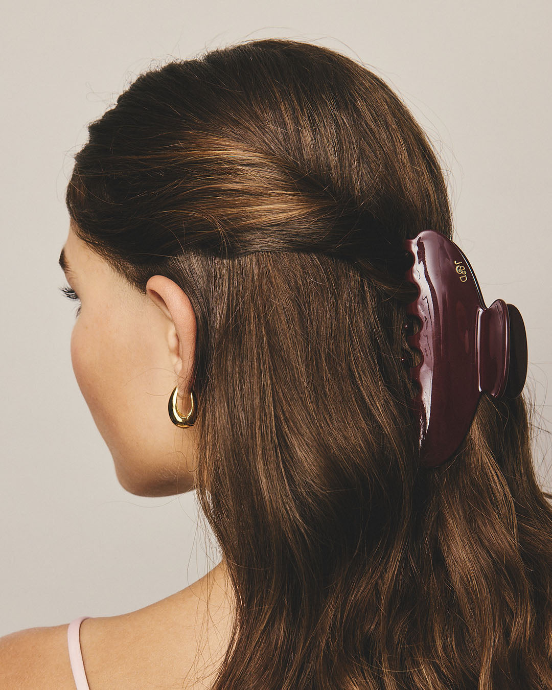 Tash Hair Clip - Merlot - Jolie & Deen 
