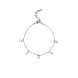 Kendall Bracelet - Silver + Pearl