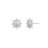 Lazuli Studs - Silver