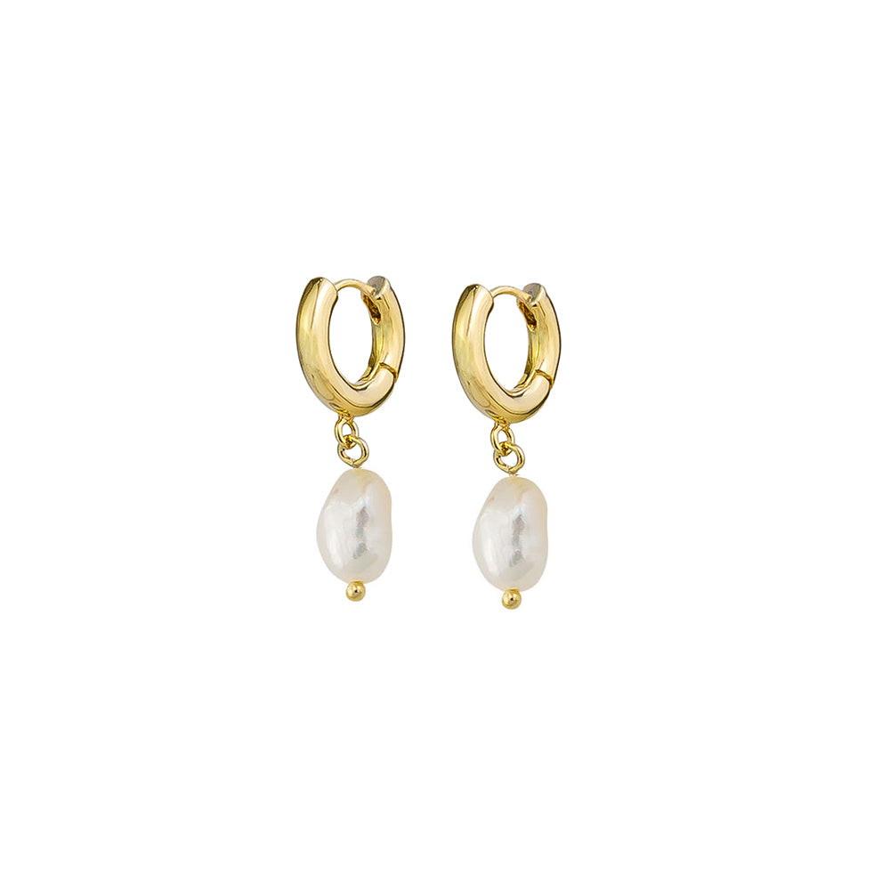 Bethany Pearl Sleepers - Gold - Jolie & Deen 