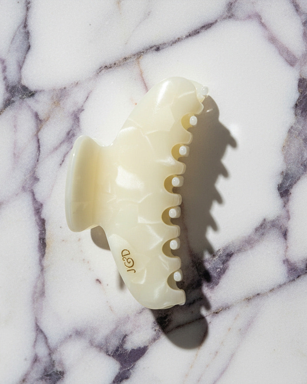 Yoyo Hair Clip - Cream - Jolie & Deen 