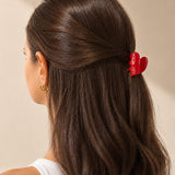 Portia Hair Clip - Red