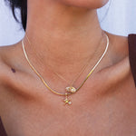 Starfish Snake Chain Necklace - Jolie & Deen 