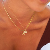 Starfish Snake Chain Necklace - Jolie & Deen 