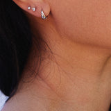 Etta Cartilage Earrings Sterling 925 - Silver - Jolie & Deen 