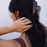 Tash Hair Clip - Merlot - Jolie & Deen 