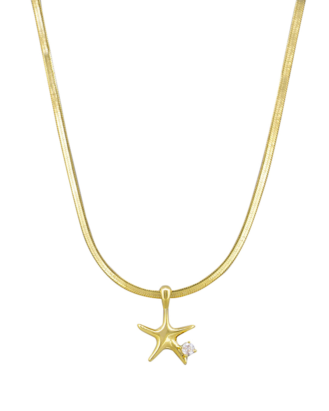 Starfish Snake Chain Necklace - Jolie & Deen 