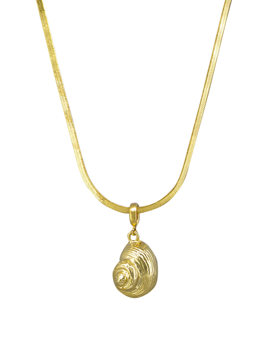 Shell Snake Chain Necklace - Jolie & Deen 
