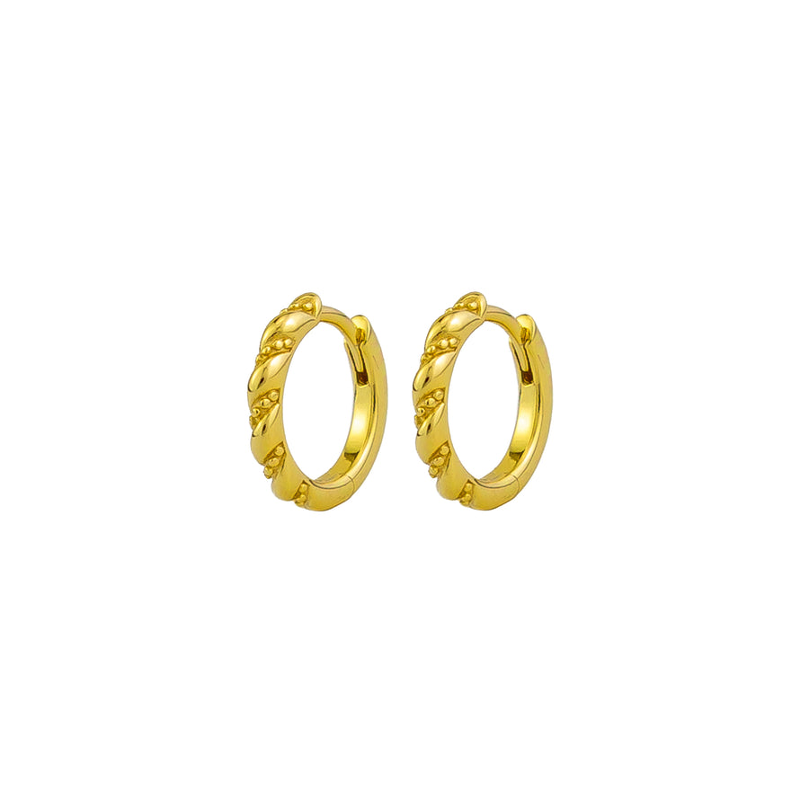 Annette Sleepers Sterling Silver - Gold