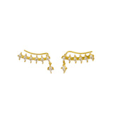 Bernice Earrings Sterling Silver - Gold