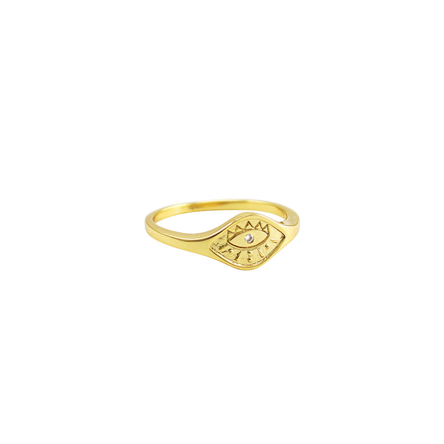 Perrie Ring Sterling Silver - Gold