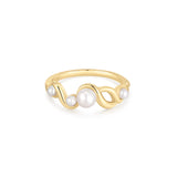Idalia Ring Sterling Silver 925 - Gold