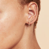 Tabby Pearl Earrings Sterling 925 - Gold