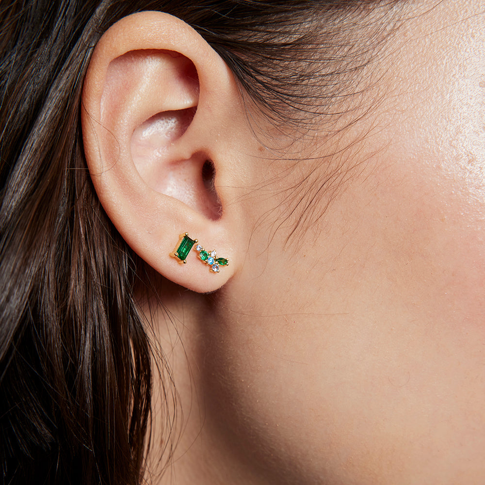 Green studs new arrivals