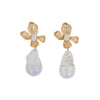 Flower Pearl Earrings - Jolie & Deen 
